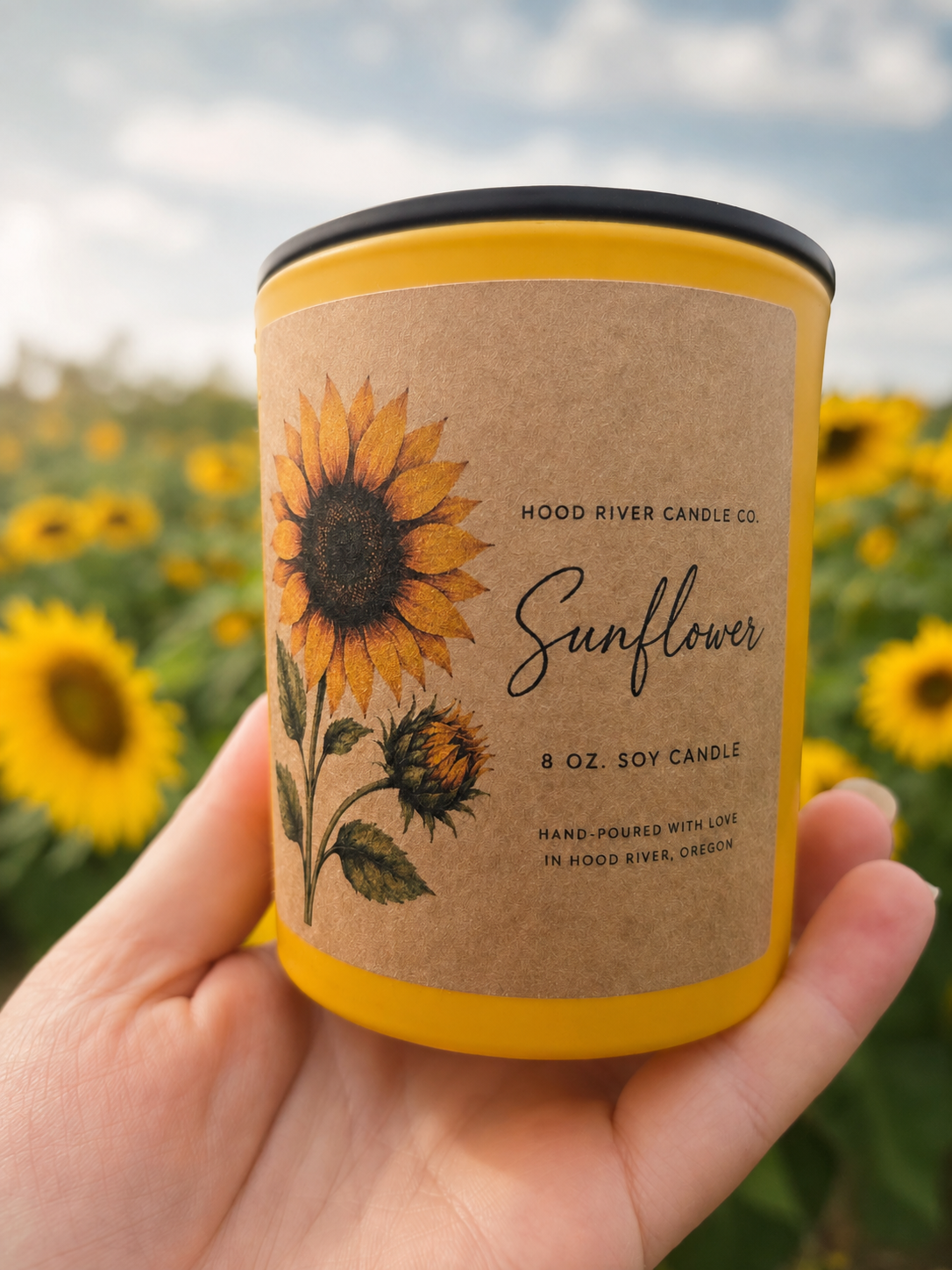 The Sunflower Candle
