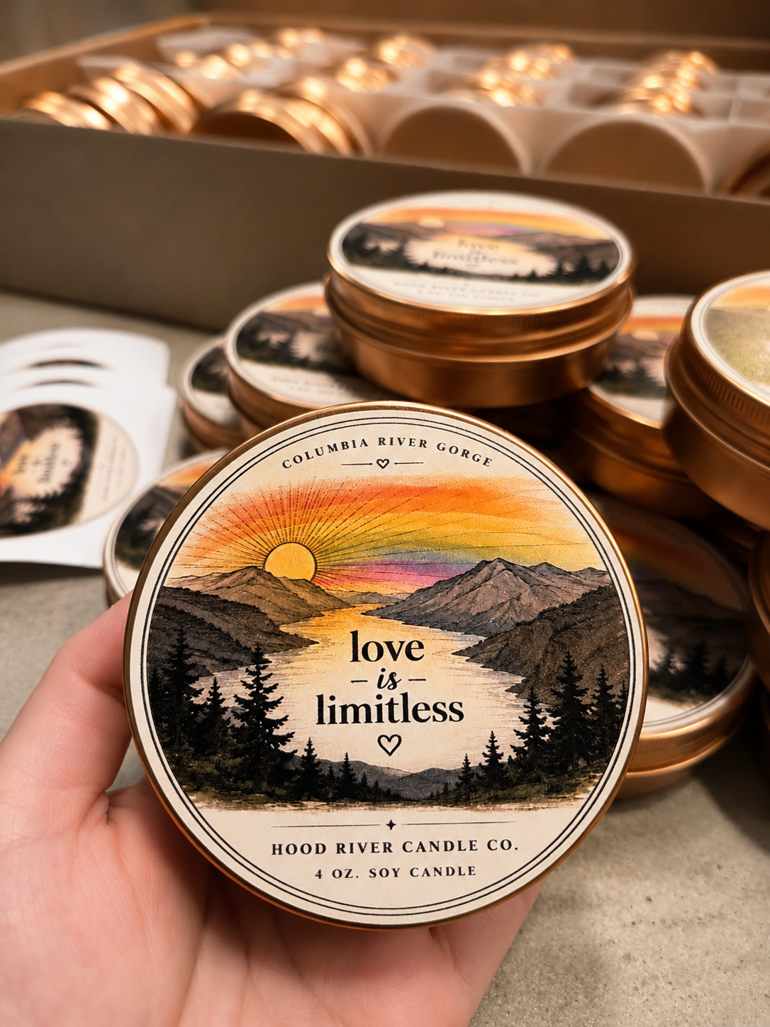 Gorge Pride Candle